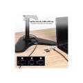 Cable de seguridad Nano para portatil con llave / 1.5 m / Gris Oscuro / Tooq / Bloqueo Llave  TQCLKC0045-G