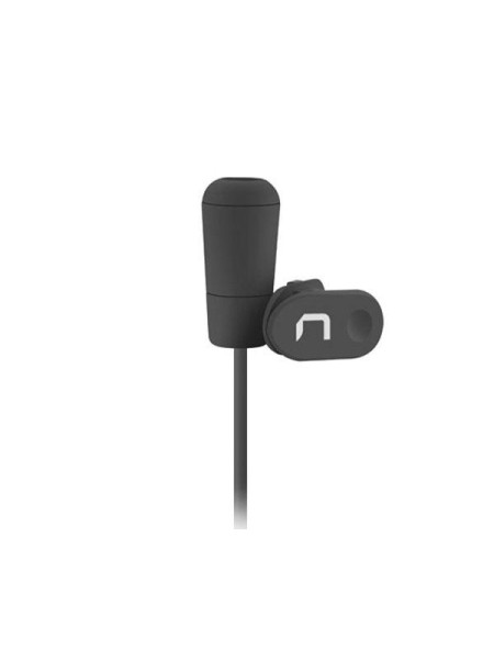 Microfono Natec Bee con pinza de enganche / 1.8m / Negro / nmi-1351