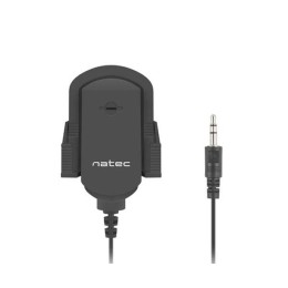 Microfono Natec Fox Omnidireccional / 1.8m / Negro / NMI-1352