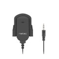 Microfono Natec Fox Omnidireccional / 1.8m / Negro / NMI-1352