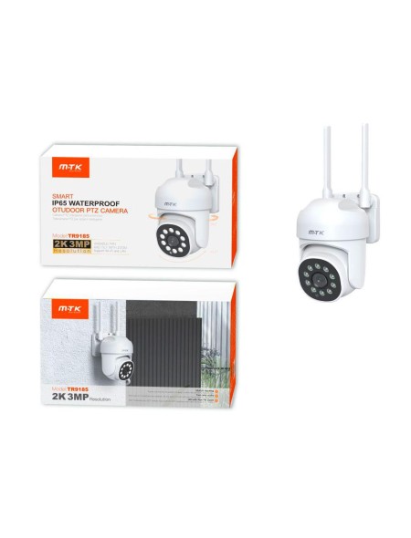 Camara Videovigilancia TR9185 / Seguimiento automático / Deteccion de movimiento / 360 grados / MTK