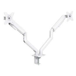 ÷ Soporte de mesa tooq db4132tnr-w para 2 pantallas 17-32