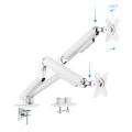 ÷ Soporte de mesa tooq db4132tnr-w para 2 pantallas 17-32